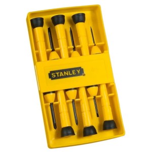 Wkrętaki zegarmistrzowskie Stanley 6 szt.