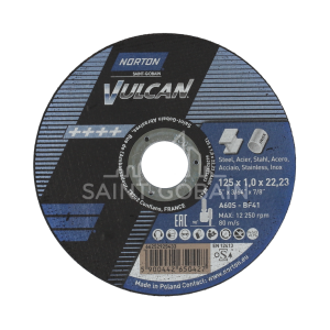 Ściernica do cięcia 125x1.0x22 A60S-BF41 Vulcan Norton 25 szt.