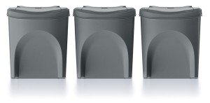 Kosze na śmieci  3x25l Sortibox